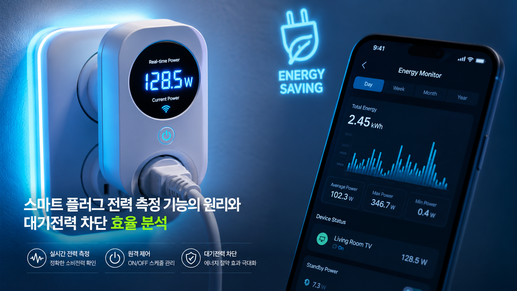 스마트 플러그 전력 측정 기능